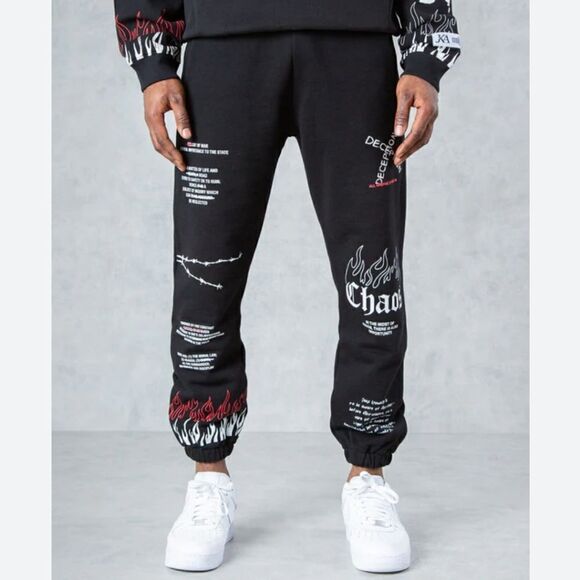 JK Attire art of war graffiti deception joggers pants unisex - Picture 14 of 15
